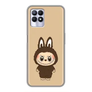 Чохол з Лабубу на Realme 8i (Bored Ape в червоному)