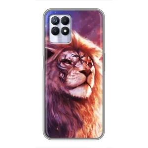 Чохол з принтом «Красочний Лев» для Realme 8i