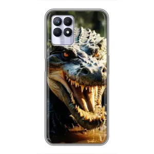 Чехол с принтом «Опасный крокодил» для Realme 8i