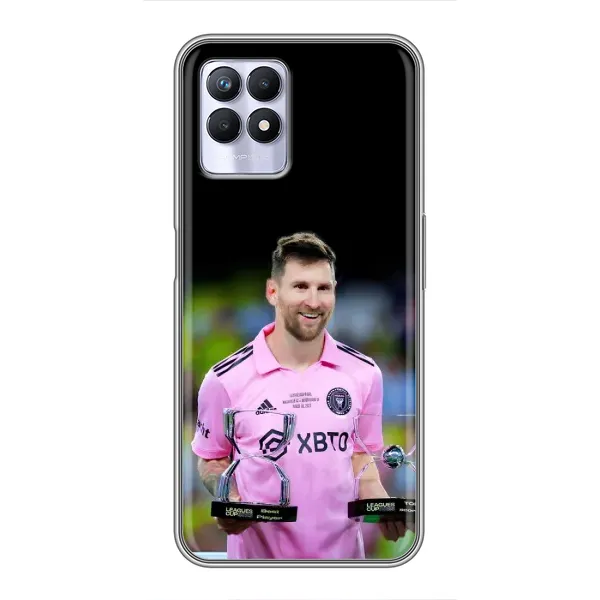 Чохол з принтом «Кубки Мессі» для Realme 8i