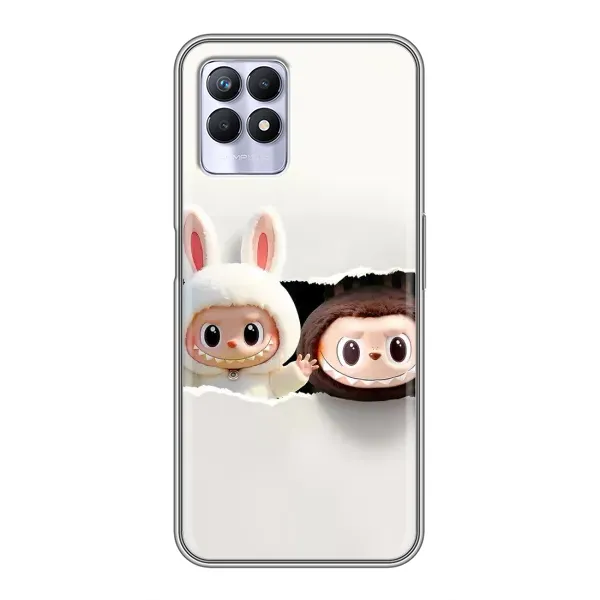 Чохол з принтом «Лабубу» для Realme 8i