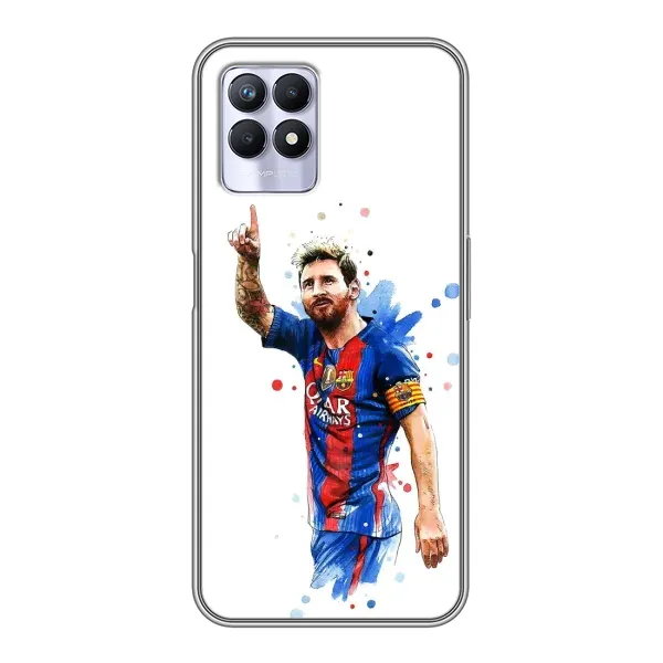 Чохол з принтом «Лео Мессі» для Realme 8i