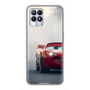 Силиконовый чехол Маквин для Realme 8i (Скоростной Маквин)