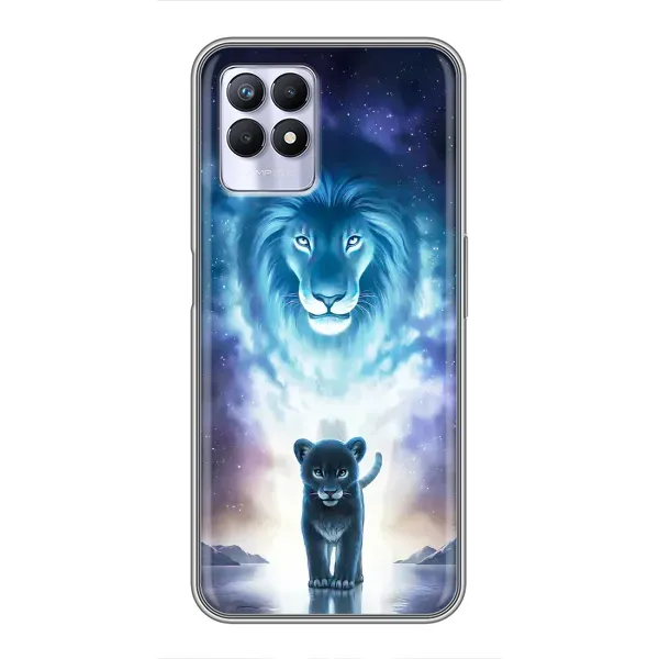 Чохол з принтом «Маленький лев» для Realme 8i Чохол з принтом «Маленький лев» для Realme 8i