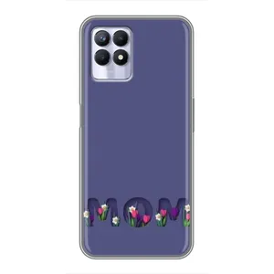 Чохли для мами на Realme 8i (Мама в квітах)