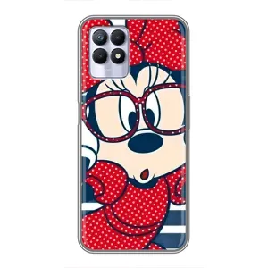 Міккі Маус чохол для Realme 8i (AlphaPrint - Мультяшні) (Маус в окулярах)