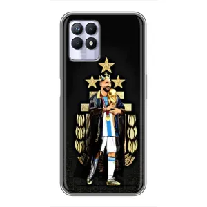 Чохли для Realme 8i (Leo чемпіон) (AlphaPrint) (Мессі Король)