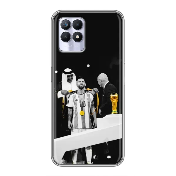 Чохол з принтом «Мессі коронований» для Realme 8i