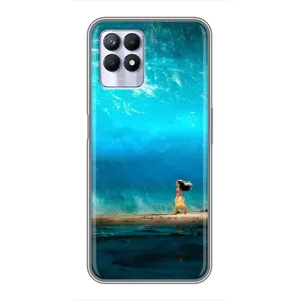 Чехол с мультфильмом Моана Realme 8i (Океан Моана)