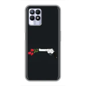Чехлы (ART) Цветы на Realme 8i (VPrint) (Неочікувані квіти)