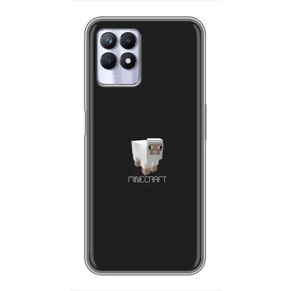 Чохол з принтом «Овечка Майнкрафт» для Realme 8i Чохол з принтом «Овечка Майнкрафт» для Realme 8i