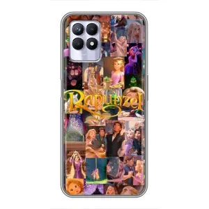 Чехол Рапунцель для Realme 8i (Коллаж Рапунцель)