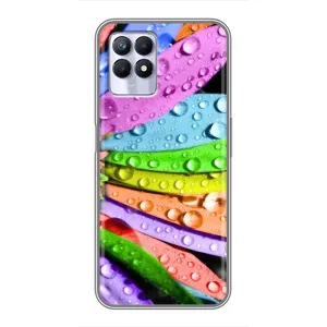 Чехлы (ART) Цветы на Realme 8i (VPrint) (Семиквітка)