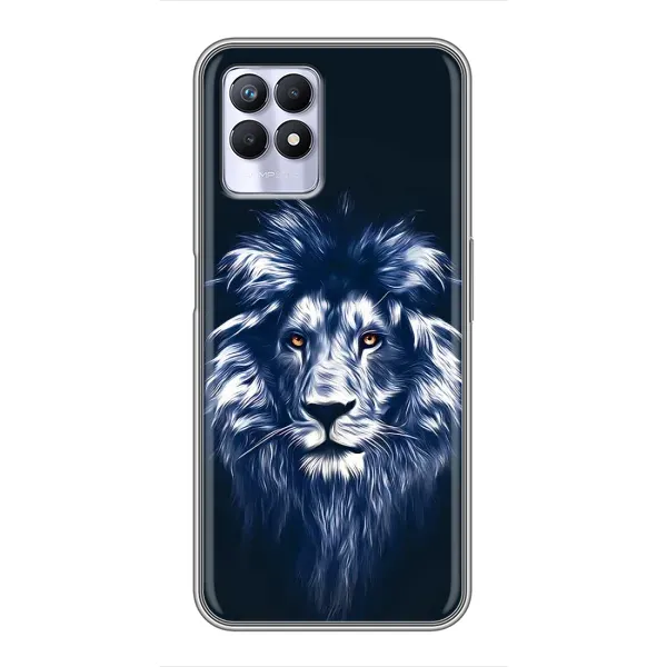 Чохол з принтом «Синій Лев» для Realme 8i Чохол з принтом «Синій Лев» для Realme 8i