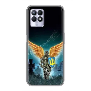 Чехлы с картинкой ЗСУ для Realme 8i (AlphaPrint) (Солдат ЗСУ)
