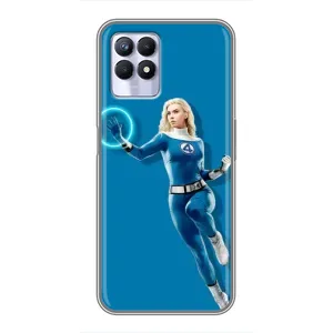 Чехол с принтом Фантастическая четверка для Realme 8i (Сью Сторм полет)