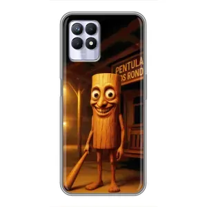 Чехол с мемом Тралалело тралала на Realme 8i (Тунг тунг сахур)