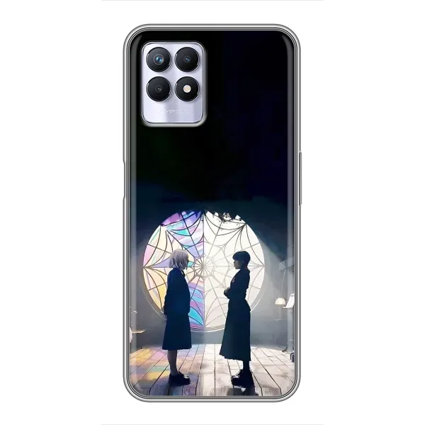 Чехол с принтом «Уэнздей и Инид» для Realme 8i Чехол с принтом «Уэнздей и Инид» для Realme 8i