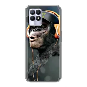 Чохол з принтом «В навушниках» для Realme 8i