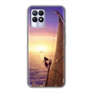 Чехол с мультфильмом Моана Realme 8i (Закат Ваяна)