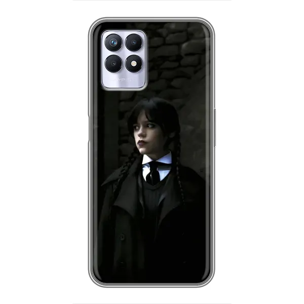 Чехол с принтом «Темный стиль Уэнздей» для Realme 8i