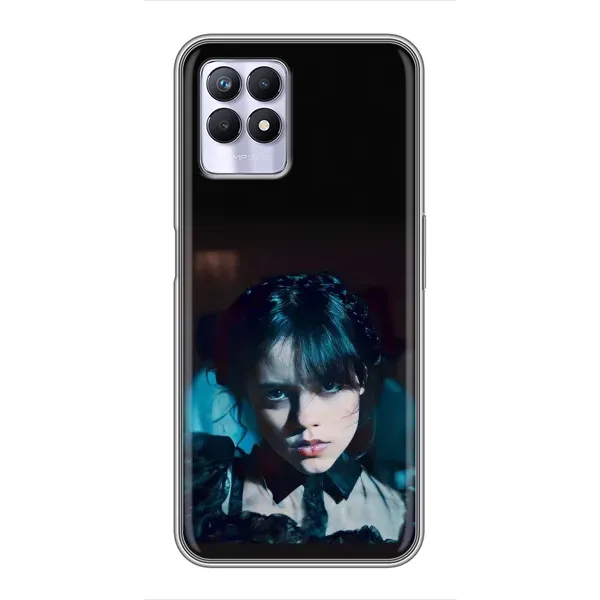 Чехол с принтом «взгляд Уэнздей» для Realme 8i Чехол с принтом «взгляд Уэнздей» для Realme 8i