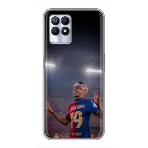 Чохол з футболістом Ламін Ямаль Realme 8i (Ямаль на стадіоні)