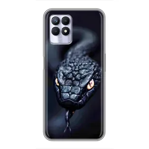 Чехол с принтом «Черная змея» для Realme 8i
