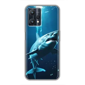 Чохол з принтом «Акула під водою» для Realme 9 Pro Plus