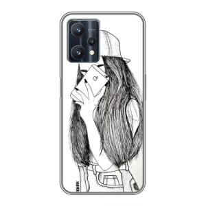 Чохол з принтом «Фото дівчини» для Realme 9 Pro Plus