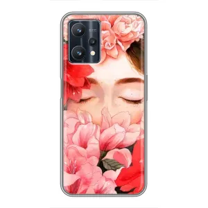 Чехлы (ART) Цветы на Realme 9 Pro Plus (VPrint) (Очі в квітах)