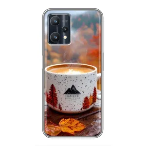 Чохол з принтом «Кава на природі» для Realme 9 Pro Plus