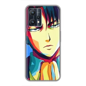 Чехол с принтом «Леви Аккерман» для Realme 9 Pro Plus