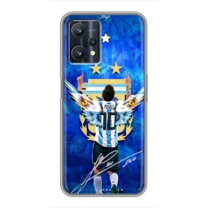 Чохол з принтом «Мессі Аргентина» для Realme 9 Pro Plus
