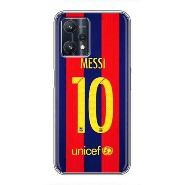 Чохол з принтом «Messi Barca 10» для Realme 9 Pro Plus