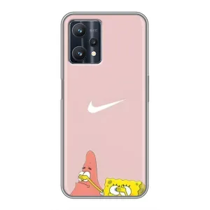Чохол з принтом «Патрік і Губка» для Realme 9 Pro Plus