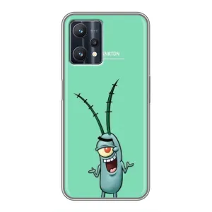 Чохол з принтом «Персонаж Планктон» для Realme 9 Pro Plus