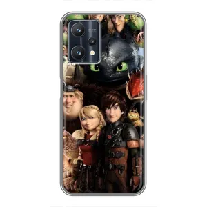 Чохол як приборкати дракона на Realme 9 Pro Plus (Персонажі дракона)