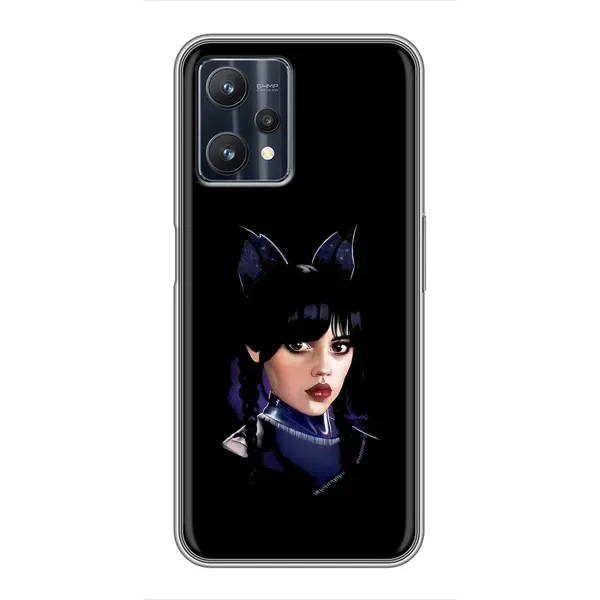 Чохол з принтом «серйозна Венздей» для Realme 9 Pro Plus