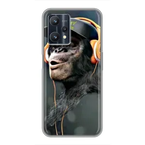 Чохол з принтом «В навушниках» для Realme 9 Pro Plus