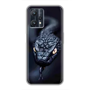 Чохол з принтом «Чорна змія» для Realme 9 Pro Plus