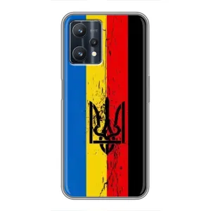 Украинские Чехлы для Realme 9 Pro с картинкой УПА (AlphaPrint) (Прапор УПА)