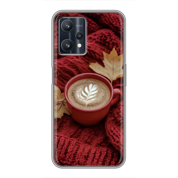 Чохол з принтом «Кава на ковдрі» для Realme 9 Pro