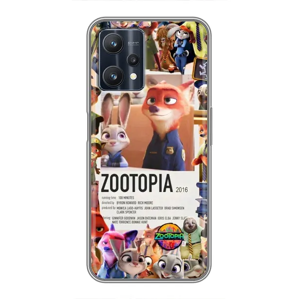 Чохол з принтом «Постер Зоотрополіс» для Realme 9 Pro