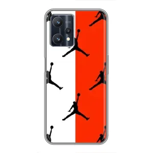 Чохли для Realme 9 Pro - з картинкою JORDAN (AlphaPrint) (Лого Джордан)