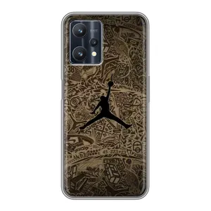 Чохли для Realme 9 Pro - з картинкою JORDAN (AlphaPrint) (Logo Jordan)