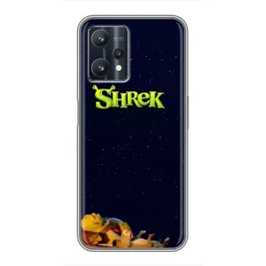 Чохол з мультфільмом Шрек на Realme 9 Pro (Відпочиваючий Шрек)