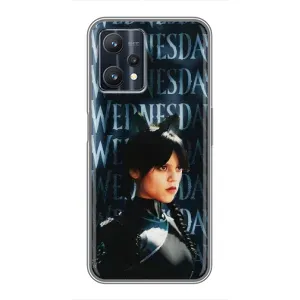 Чохли Венсдей на Realme 9 Pro Уенсдей (AlphaPrint) (Венздей кішка)