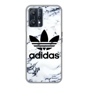 Чехлы Адидас для Realme 9 (AlphaPrint) (Адидас на мраморе)
