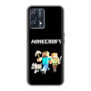 Чохол Майнкрафт на Realme 9 (AlphaPrint) Minecraft (герої Minecraft)